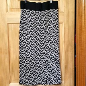 Black & beige skirt